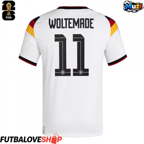 Dres Nemecko Nick Woltemade #11 Domáci MS 2026 Krátky Rukáv